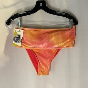 Hapari bandeau swimsuit grapefruit orange 2 piece Size Medium bikini